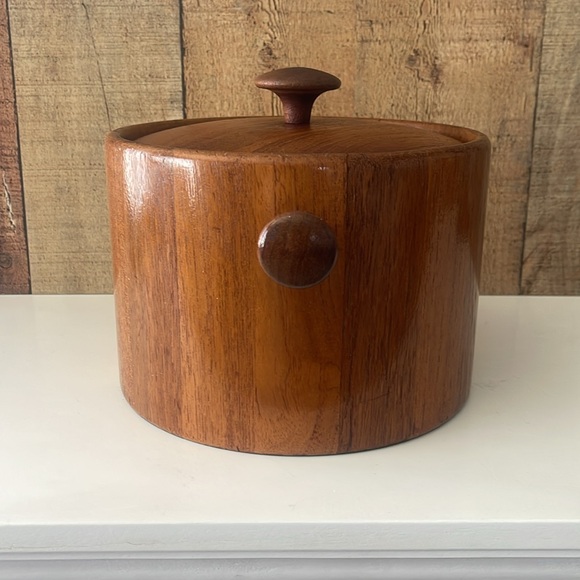 MCM Teakwood Ice Bucket - Picture 8 of 9